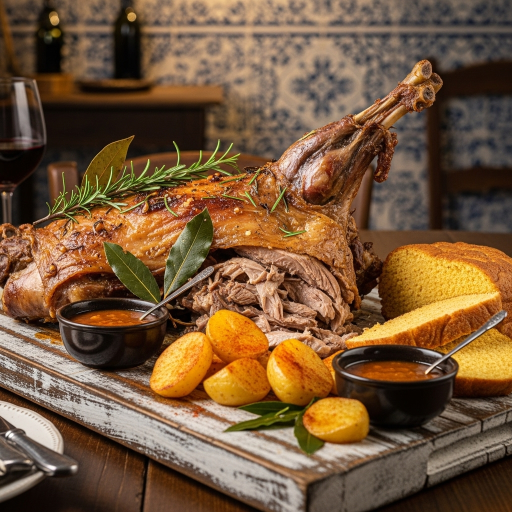Cabrito Assado à Moda de Baião
