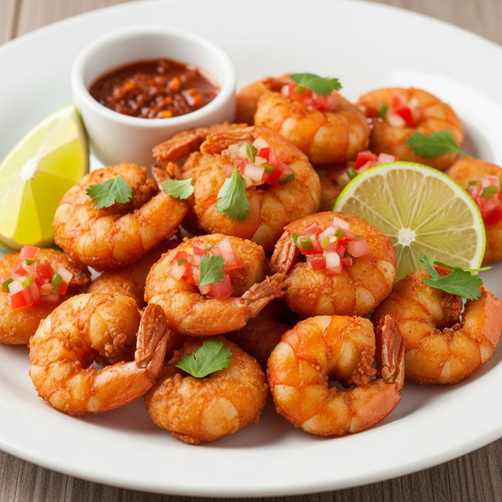 Camarão Frito à Guilho