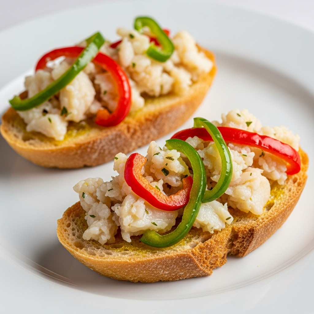 Tiborna de Bacalhau e Pimentos