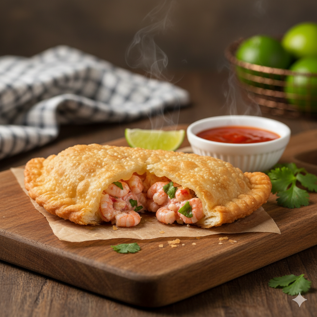 Pastel de Camarão